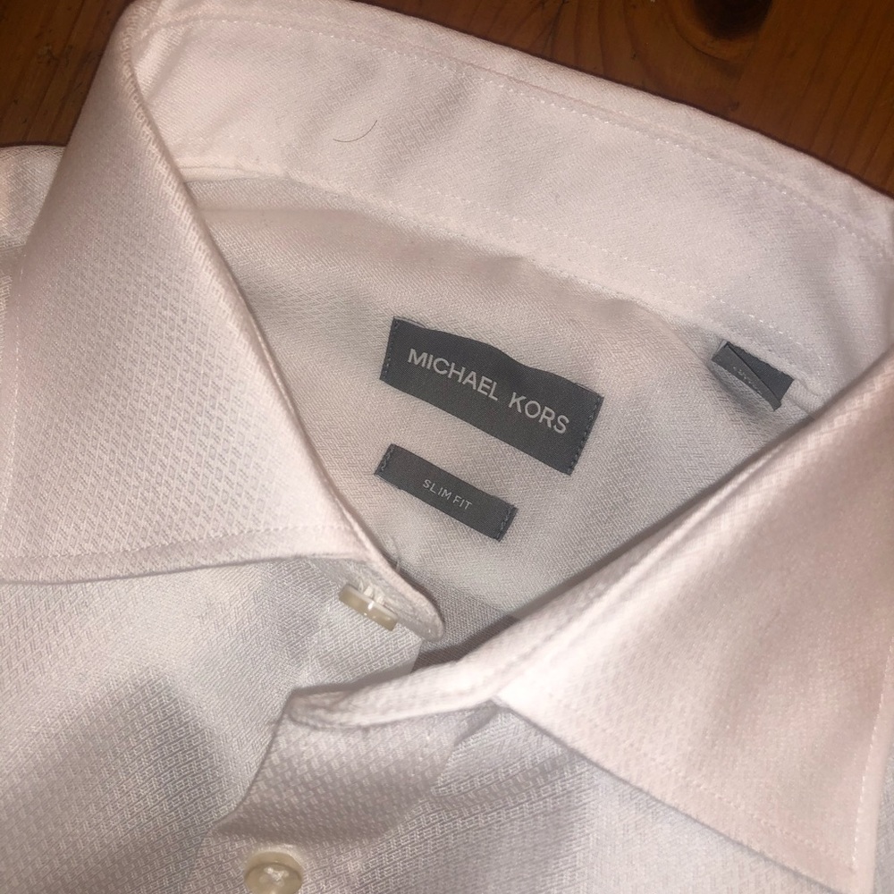 Brand new Michael Kors White Formal Shirt